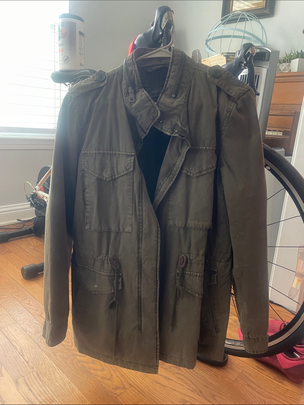 Levi's Olive Utility Field Jacket with Epaulets